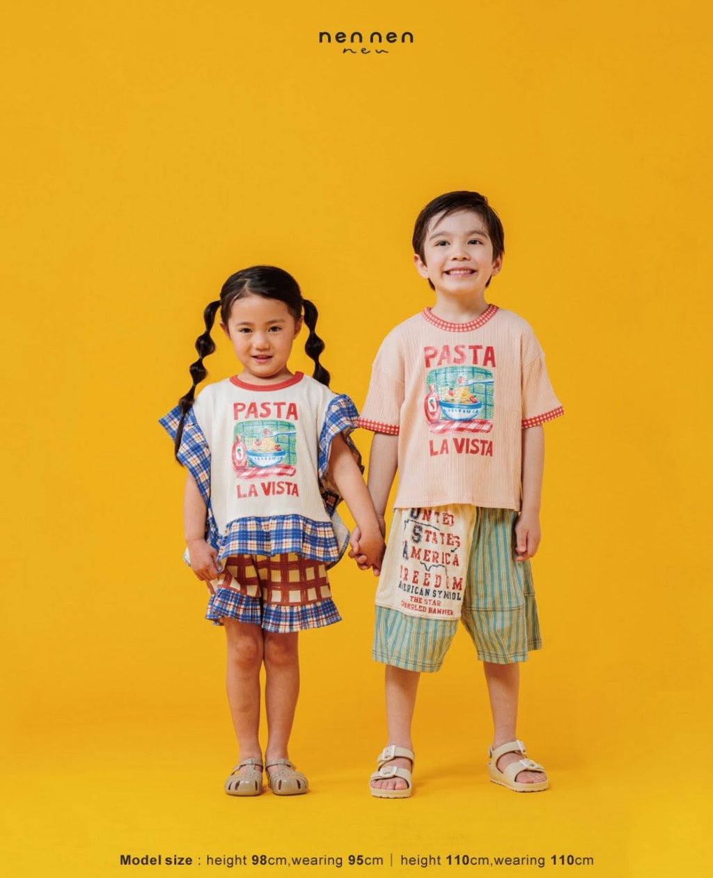 日本nen nen 🌞🍋🦐 26SS Sunny Table Collection 🐚🪸🍅兒童T恤