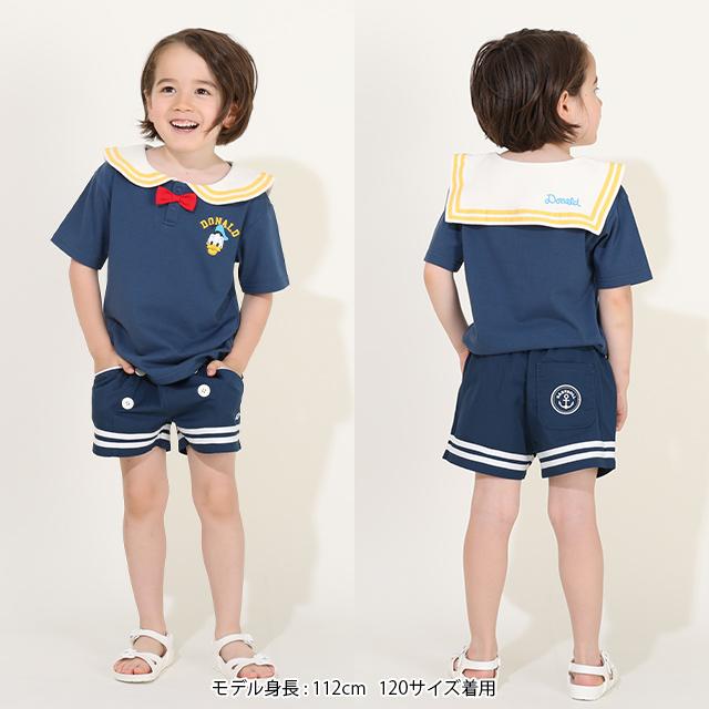 日本Babydoll x 迪士尼 唐老鴨 Donald 水手領造型Tee