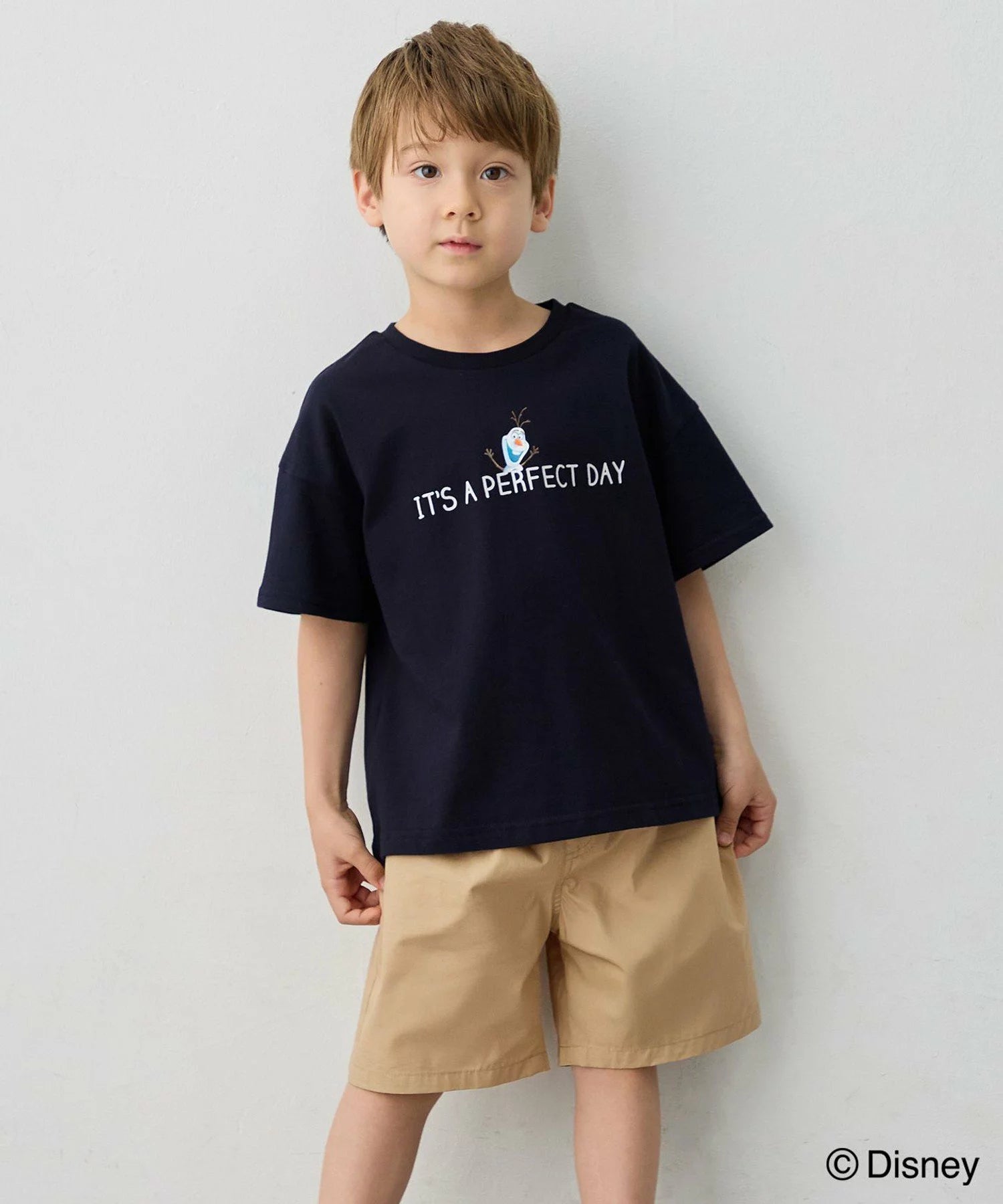 日本 ANY x Disney Frozen Olaf 兒童涼感T恤