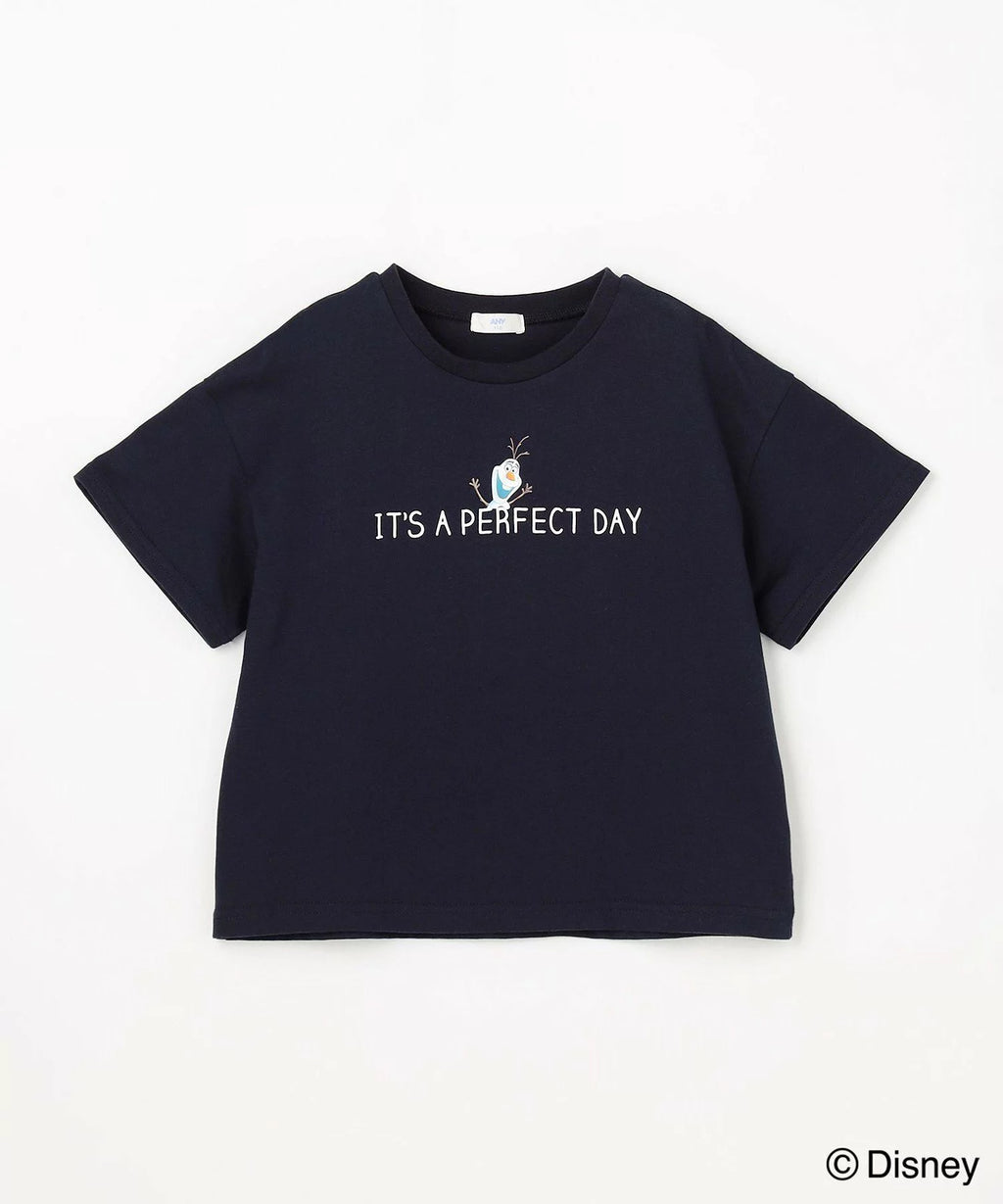 日本 ANY x Disney Frozen Olaf 兒童涼感T恤