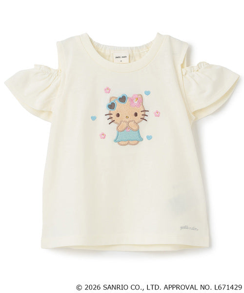 petit main Hello Kitty 露肩T恤背面展示
