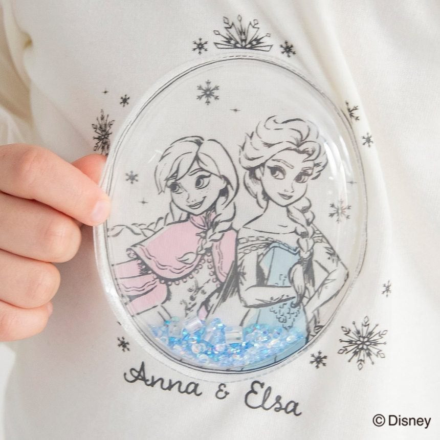 Rapunzel 長髮公主 淡紫色長袖上衣 小女孩穿著背面