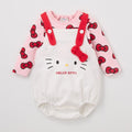 日本2026新款 Sanrio 嬰兒長袖吊帶連身套裝（80-90碼）3個工作天發貨